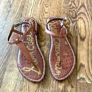 Sam Edelman leather T strap sandals